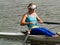 Rowing girl