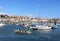 Rowing skiff Anstruther in harbour Anstruther