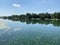 Rowing trail on Lake Jarun or rowing trails on Jarun`s Lake, Zagreb - Croatia / VeslaÄka staza na jezeru jarun