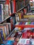 Rows of Books Being Sold at a Flea Market