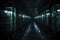 rows of cryogenic storage units in dimly lit room