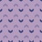 Rows of Cute and Purple Halloween Bats