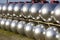 Rows of Gleaming Propane Tanks