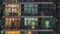 Rows of glowing windows with people in apartment building at night.