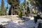 Rows of graves of soldiers who fell in the Israeli wars, in the military cemetery