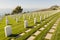 Rows of Headstones at the Fort Rosecrans National Cemetery