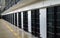 Rows of jail cells at Old Montana prison in Deer Lodge