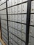 Rows of numbered metal post office mailboxes