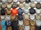 Rows of Straw Hats For Sale