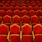 Rows of theatre seats