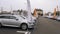 Rows of used cars at car dealership Volkswagen Skoda Brand