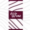 Rows of vineyards. Templates of Wine banner. Brochures, posters, invitation cards, promotional banners, menus, book