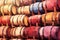 Rows of Wine Barrels Valentine Day background