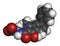 Roxadustat drug molecule. Inhibitor of hypoxia-inducible factor prolyl hydroxylase that is in development (2016) for treatment of