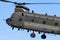 Royal Air Force RAF Boeing Chinook HC.2 twin engined heavy lift military helicopter ZA714.