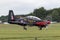 Royal Air Force RAF Short S-312 Tucano T1 ZF244 from RAF Linton-on-Ouse at the RAF Waddington Airshow.