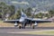 Royal Australian Air Force RAAF McDonnell Douglas F/A-18B Hornet jet aircraft A21-110 at Illawarra Regional Airport, Albion Park