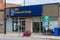 Royal Bank of Canada storefront sign in a Downtown rural sreet of small town Canadian city of Brighton near Pesquile Lake