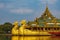 The royal barge in Rangoon Myanmar