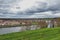 Royal Border Bridge, the railway viaduct across the River Tweed between Berwick-upon-Tweed and Tweedmouth in England, UK