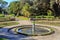 Royal Botanic Garden, Sydney, Australia. Ornamental fountain in Pioneer Memorial Garden