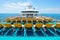 Royal Caribbean international cruise ship open deck