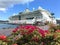 Royal Caribbean - Jewel of the Seas - Cruise Ship with Bougainvillea