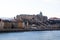 Royal castle buda part of the complex fishing bastion on the banks of the Danube River famous place. Hungary Budapest March 2018