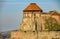 Royal castle of Esztergom, Hungary at sunny autumn day