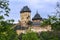Royal castle Karlstejn in Czech Republic, which is a famous tourist attraction