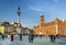 Royal Castle and King Waza III column on Castle Square in Warsaw