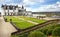 Royal chateau and Chapel of Saint Hubert. Tomb of Great Renaissance master Leonardo da Vinci. Amboise, France. Febryary 1, 2020