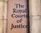 The Royal Courts of Justice in London, UK