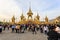 The royal crematorium of His Majesty late King Bhumibol Adulyadej built