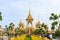 The royal crematorium of His Majesty late King Bhumibol Adulyadej built.