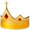 Royal Cross Gold Crown