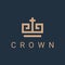 Royal crown logo. luxury logotype