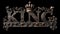 Royal elegance: captivating logo text king design, symbolizing majesty, authority, and regal sophistication, perfect for
