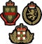 Royal emblem badge shield