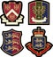 Royal emblem badge shield