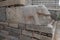 Royal Enclosure at Hampi, Karnataka - elephant carved in rock - archaeological site in India