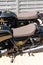 Royal Enfield brown seat GT interceptor 120 th motorcycle black limited edition for