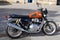 Royal Enfield motorcycle side vintage bike with logo sign and brand logo of classic