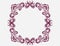 Royal frame with luxurious damask ornaments