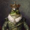 Royal Frog Prince, AI Generated