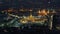 The royal funeral pyre of King and Temple of the Emerald Buddha, Wat Phra Kaew, Temple of Dawn in Bangkok, Thailand