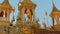 The royal funeral pyre of King and Temple of the Emerald Buddha, Wat Phra Kaew, Temple of Dawn in Bangkok, Thailand