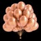 Royal golden helium balloons bunch holiday event decoration