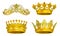 Royal Golden King Jewelry Vector Illustrated Collection