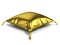 Royal golden pillow. 3D render